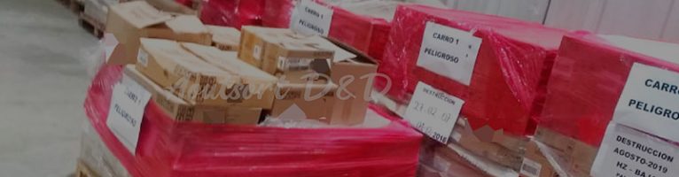 Destrucción de mercadería peligrosa